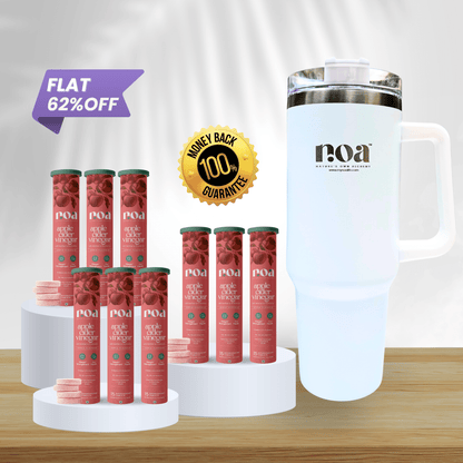 Apple Cider Vinegar Probiotics & Prebiotics Effervescent & Hydra+ Combo