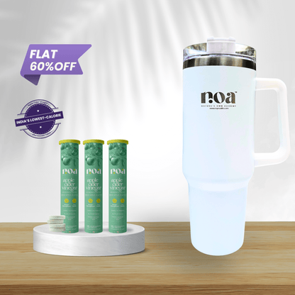 Apple Cider Vinegar Probiotics & Prebiotics Effervescent & Hydra+ Combo