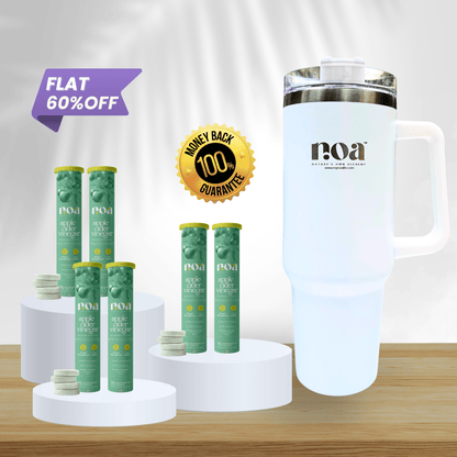 Apple Cider Vinegar Probiotics & Prebiotics Effervescent & Hydra+ Combo
