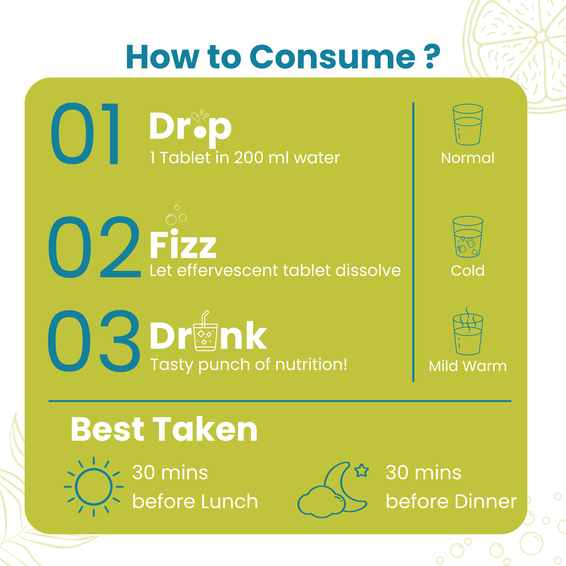Best time to consume Apple Cider Vinegar 