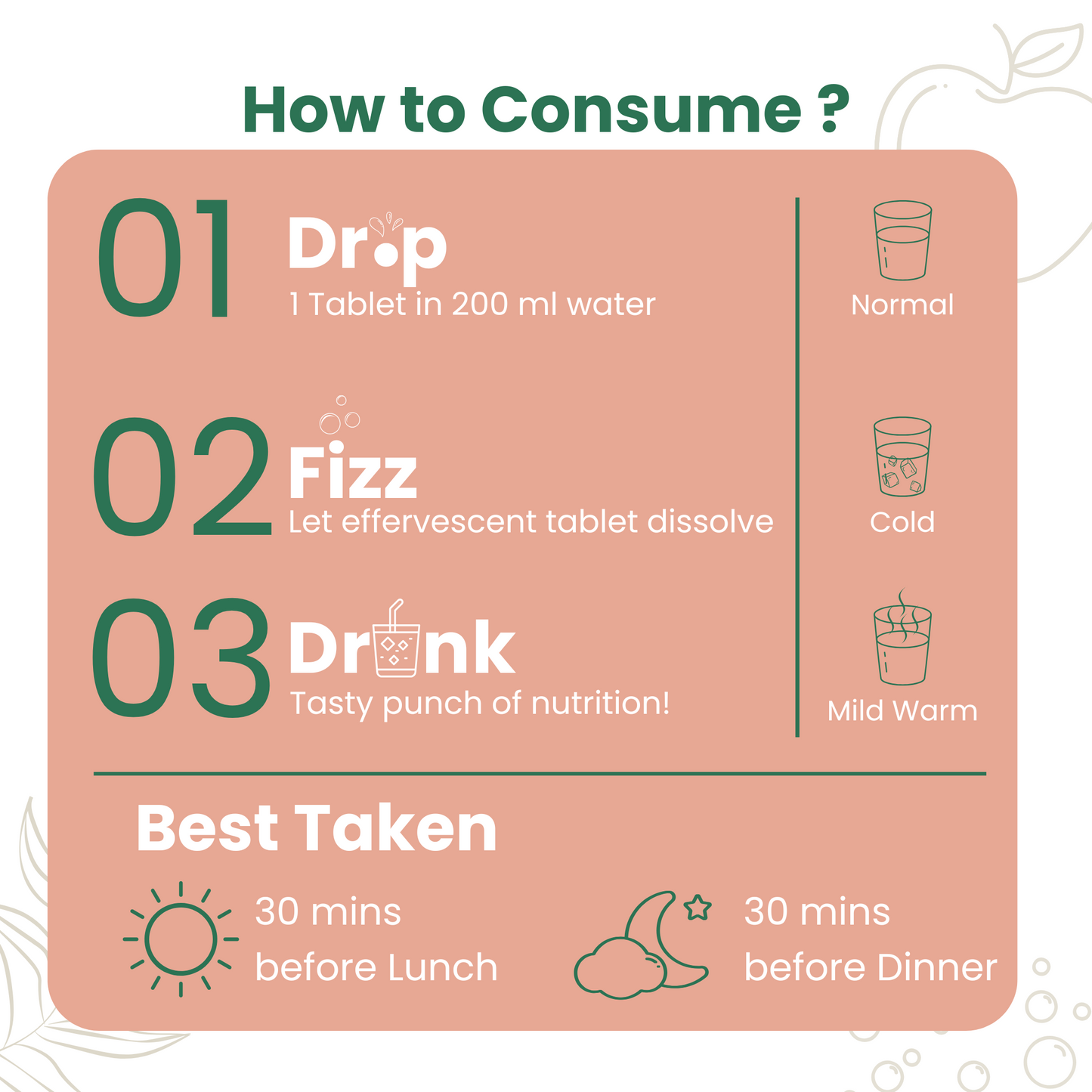 What is the best time to consume Apple Cider Vinegar?